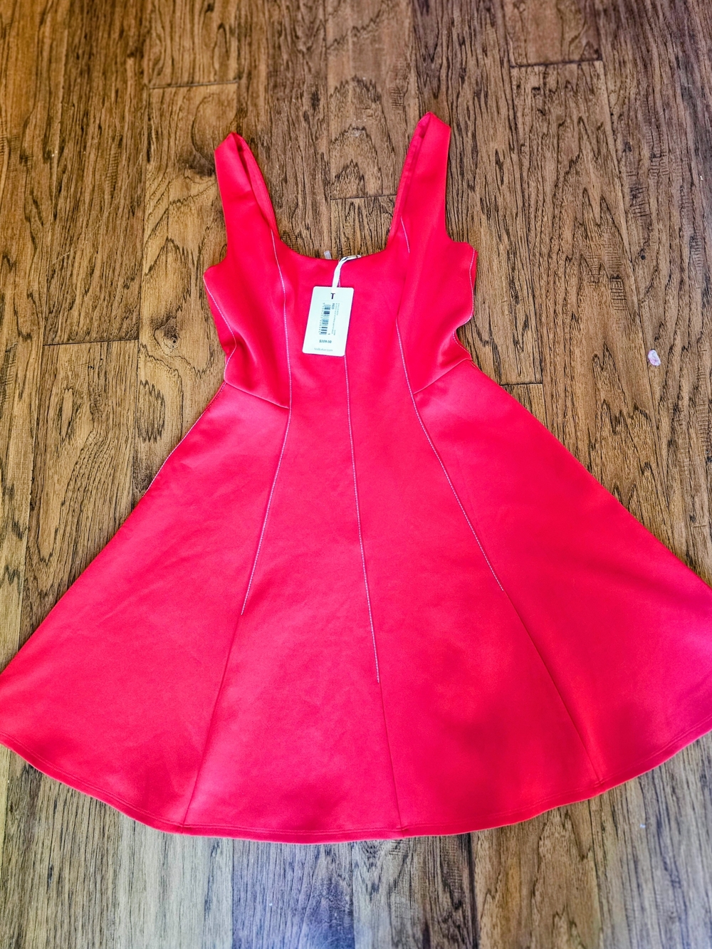 Ted Baker Bright Pink Fit-and-Flare Party Dress